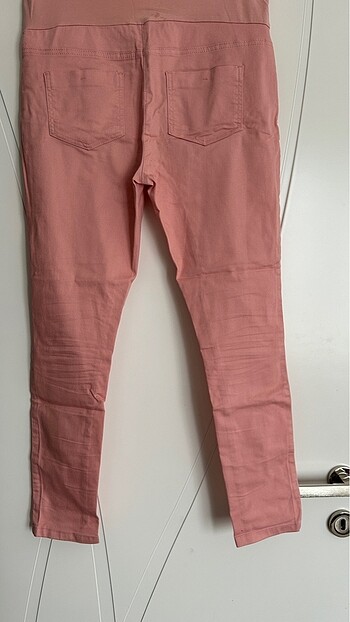 44 Beden çeşitli Renk Hamile gabardin pantolon, rengi mat pudra pembe gibi