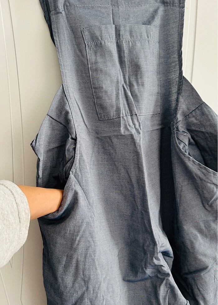 Hamile tulumu kot rengi - Görsel 4