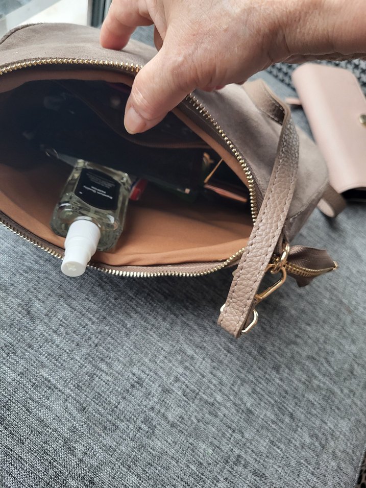 vızon  yenı orjınal Süet Kadın Çanta - Görsel 4