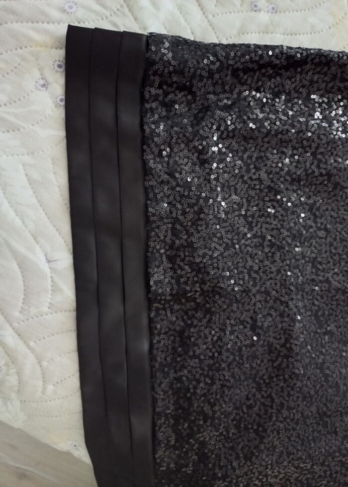 Abiye pul işlemeli elbise - Görsel 2