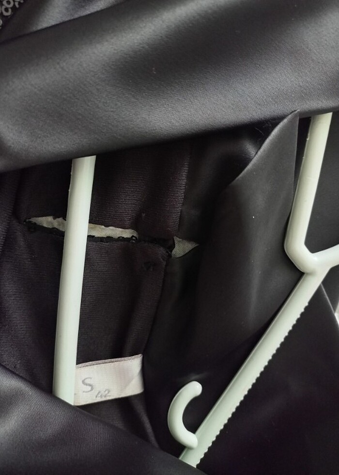 Abiye pul işlemeli elbise - Görsel 4