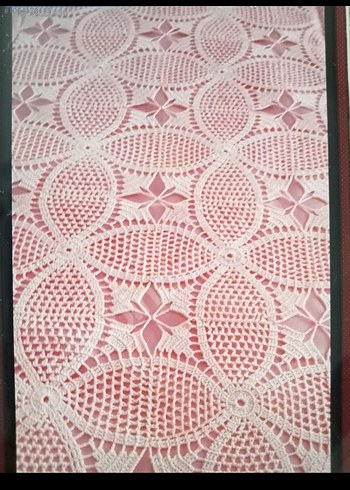 Nakışlı Pembe Yatak Örtüsü - Görsel 3