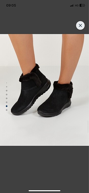 36 Beden siyah Renk Skechers bot