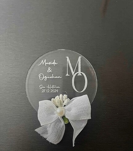 Nişan hatırası magnet