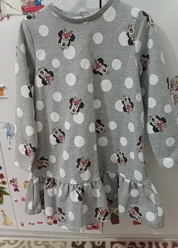 4-5 yaş Minnie mouse elbise