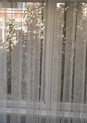 Modern Klasik Beyaz Tül Perde