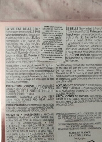 Beden Lancome La Vie Est Belle 30 ml