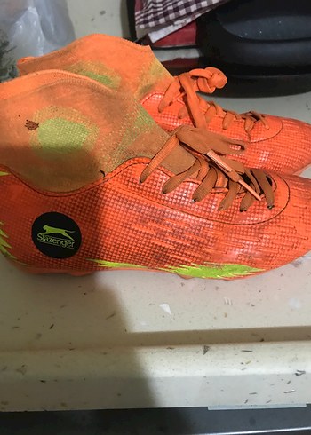 Turuncu Erkek Futbol Ayakkabısı Bağcıklı - Görsel 3