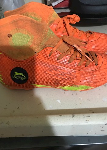 Turuncu Erkek Futbol Ayakkabısı Bağcıklı - Görsel 2