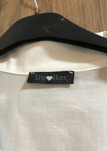 Düğmeli Beyaz Poplin Gömlek - Görsel 4