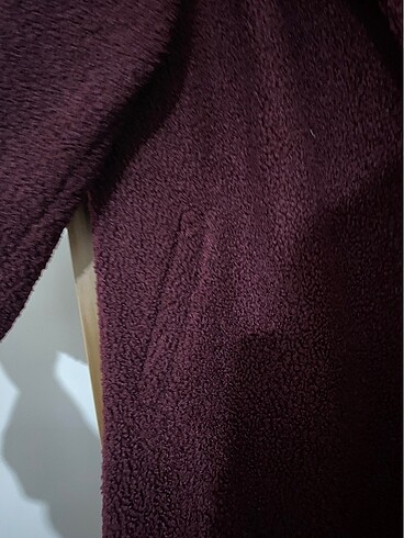 52 Beden bordo Renk Oversize kaban