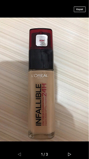 L'Oréal Paris Loreal paris infaillible 24h fondoten 125 natural rose