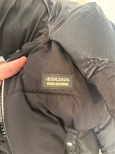 s Beden siyah Renk Bershka şişme mont