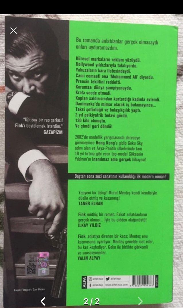 Murat Menteş - Fink Roman - Görsel 2