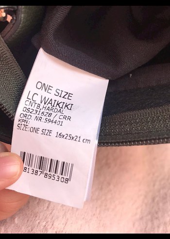 Haki Suni Deri Kadın Omuz Çantası - Görsel 5