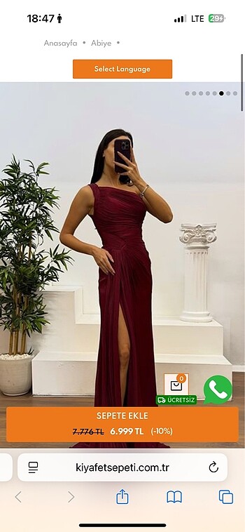Bordo abiye