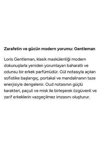 Montale Black Oud muadili Loris Gentleman Erkek Parfümü - Görsel 4