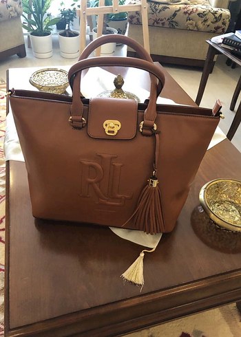 Orijinal Ralph Lauren Büyük Deri Çanta