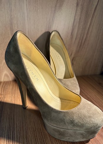 Beymen Collection Vizon Rengi Süet Platform Topuklu Ayakkabı - Görsel 2