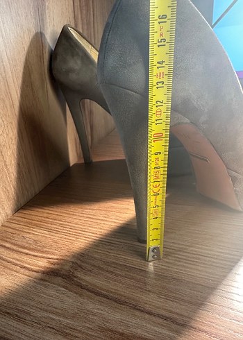 Beymen Collection Vizon Rengi Süet Platform Topuklu Ayakkabı - Görsel 8