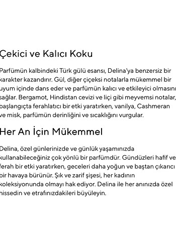 Gloria Perfume Delina Kadın Parfümü - Görsel 5