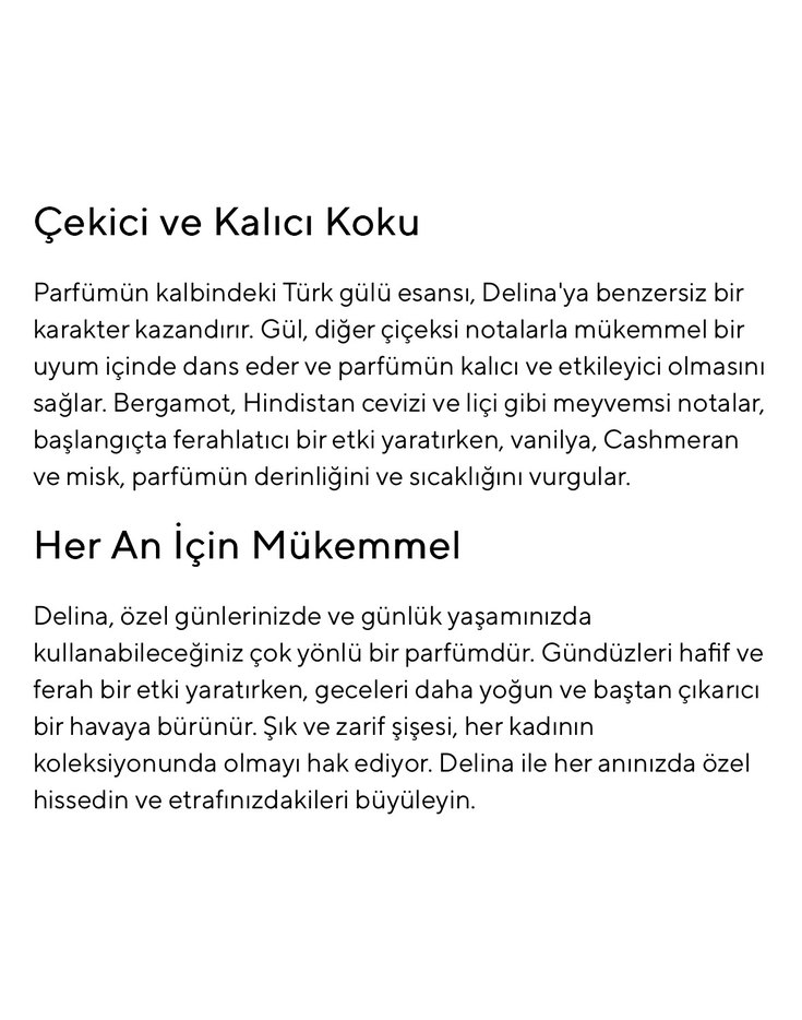 Gloria Perfume Delina Kadın Parfümü - Görsel 5