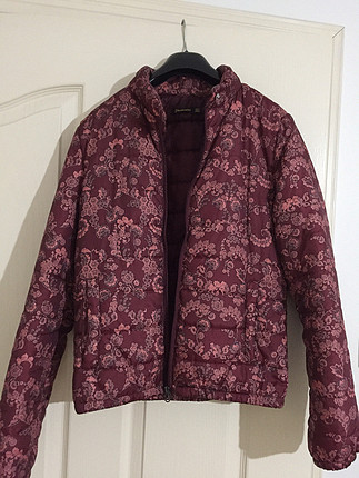 s Beden bordo Renk Stradivarius ince desenli mont