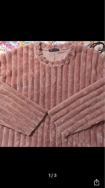 Zara peluş kazak
