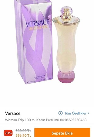 versace woman 100 ml eau de parfum
