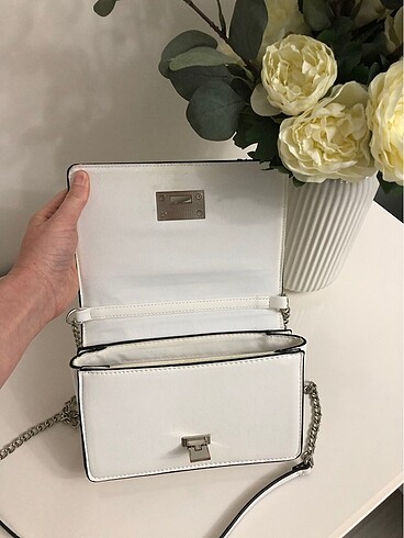 Beden beyaz Renk Stradivarius Beyaz Kol Çantası