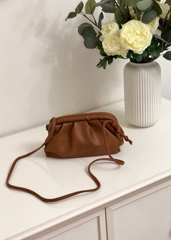 Taba Suni Deri Minimalist Kadın Çanta
