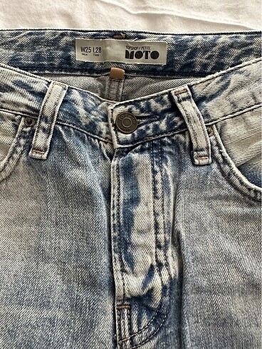 26 Beden mavi Renk Topshop Mom Jean