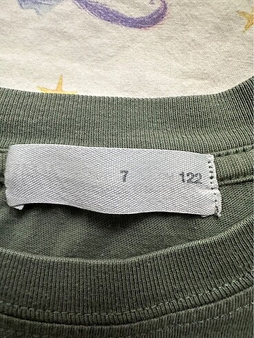 7 Yaş Beden haki Renk Zara uzun kol T-shirt