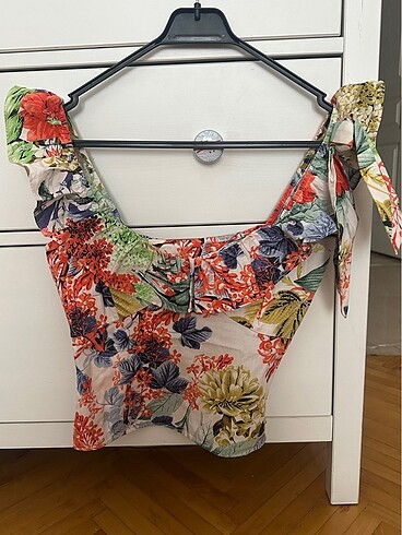 Zara Tropikal Bluz