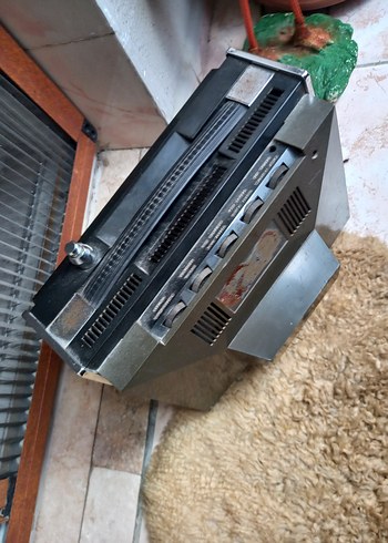 Gri Retro Televizyon mini dekor olarak kullanılabilir - Görsel 5