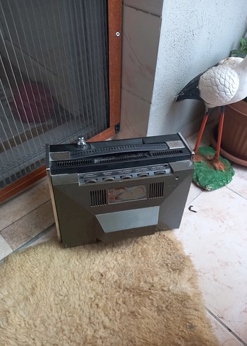 Gri Retro Televizyon mini dekor olarak kullanılabilir - Görsel 4