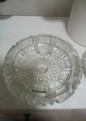 kristal 2 adet kül tablası - Görsel 2