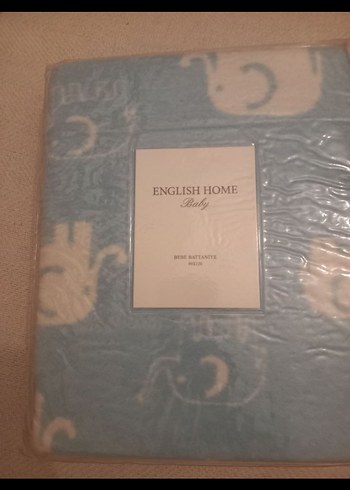 Fil Desenli Gri Çocuk Battaniyesi - Görsel 2