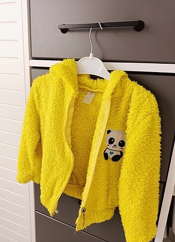 12-18 Ay Beden Kız bebek peluş ceket