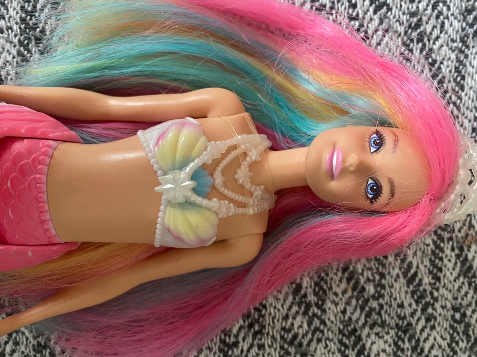 Pastel Renkli Deniz Kızı Bebek - Görsel 2