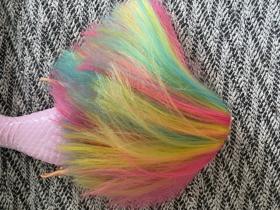 Pastel Renkli Deniz Kızı Bebek - Görsel 3