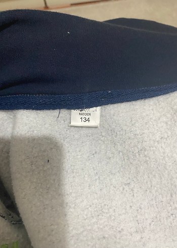 Erkek Çocuk Gri Fermuarlı Sweatshirt - Görsel 4