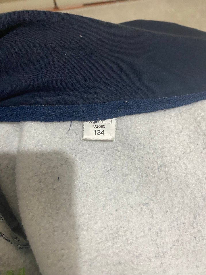 Erkek Çocuk Gri Fermuarlı Sweatshirt - Görsel 4