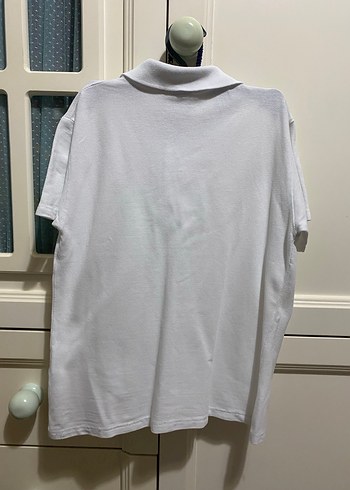 Erkek Beyaz Kısa Kollu Polo Tişört 6-7 yaş - Görsel 2