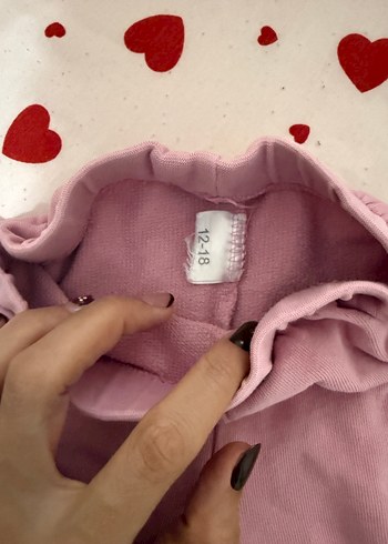 Kız Çocuk Pembe Slim Fit Tayt - Görsel 3