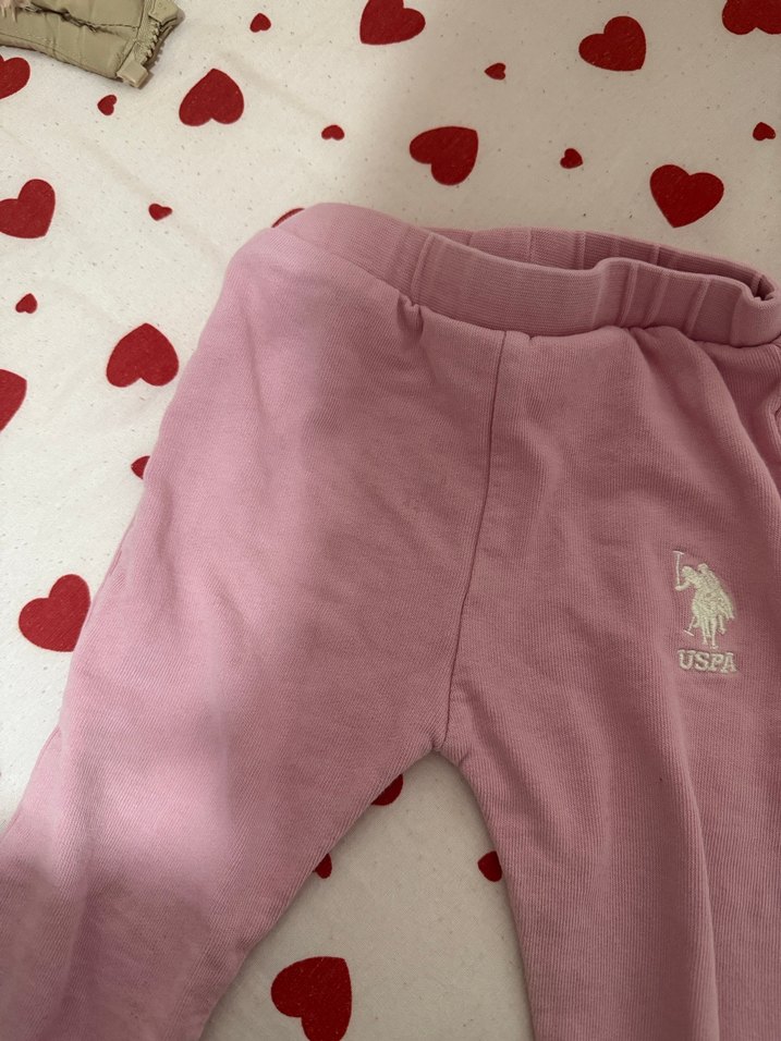 Kız Çocuk Pembe Slim Fit Tayt - Görsel 2