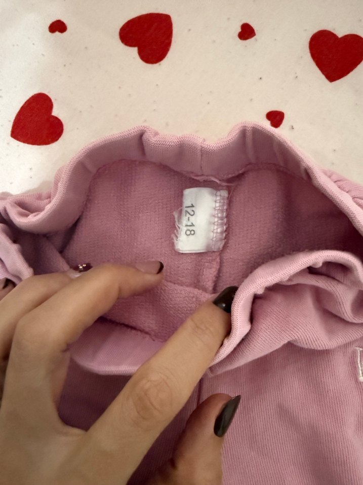 Kız Çocuk Pembe Slim Fit Tayt - Görsel 3