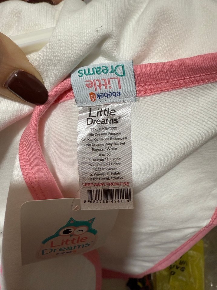 Pastel Renkli Baskılı Çocuk Battaniyesi - Görsel 3