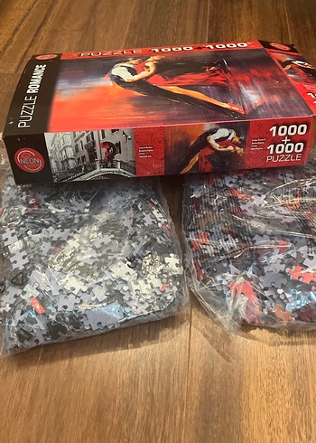  Beden Renk İkili 1000 parça puzzle