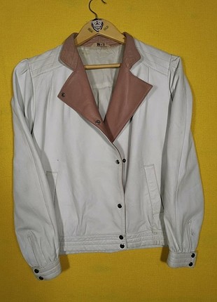 Vintage Gerçek Deri Ceket